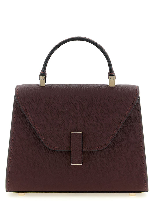Valextra Bordeaux Calfskin Crossbody Bag