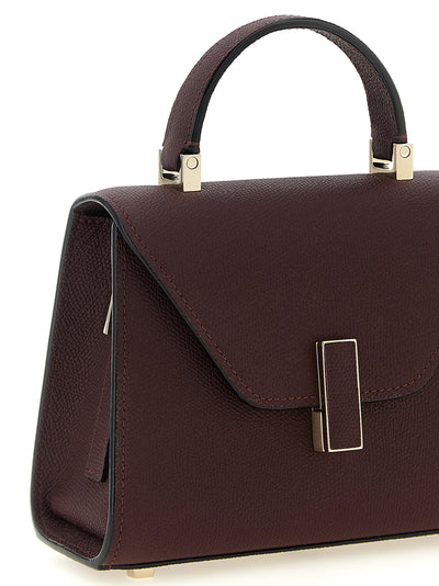 Valextra Bordeaux Calfskin Crossbody Bag