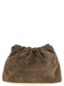 Brunello Cucinelli Brown Calfskin Clutch Bag