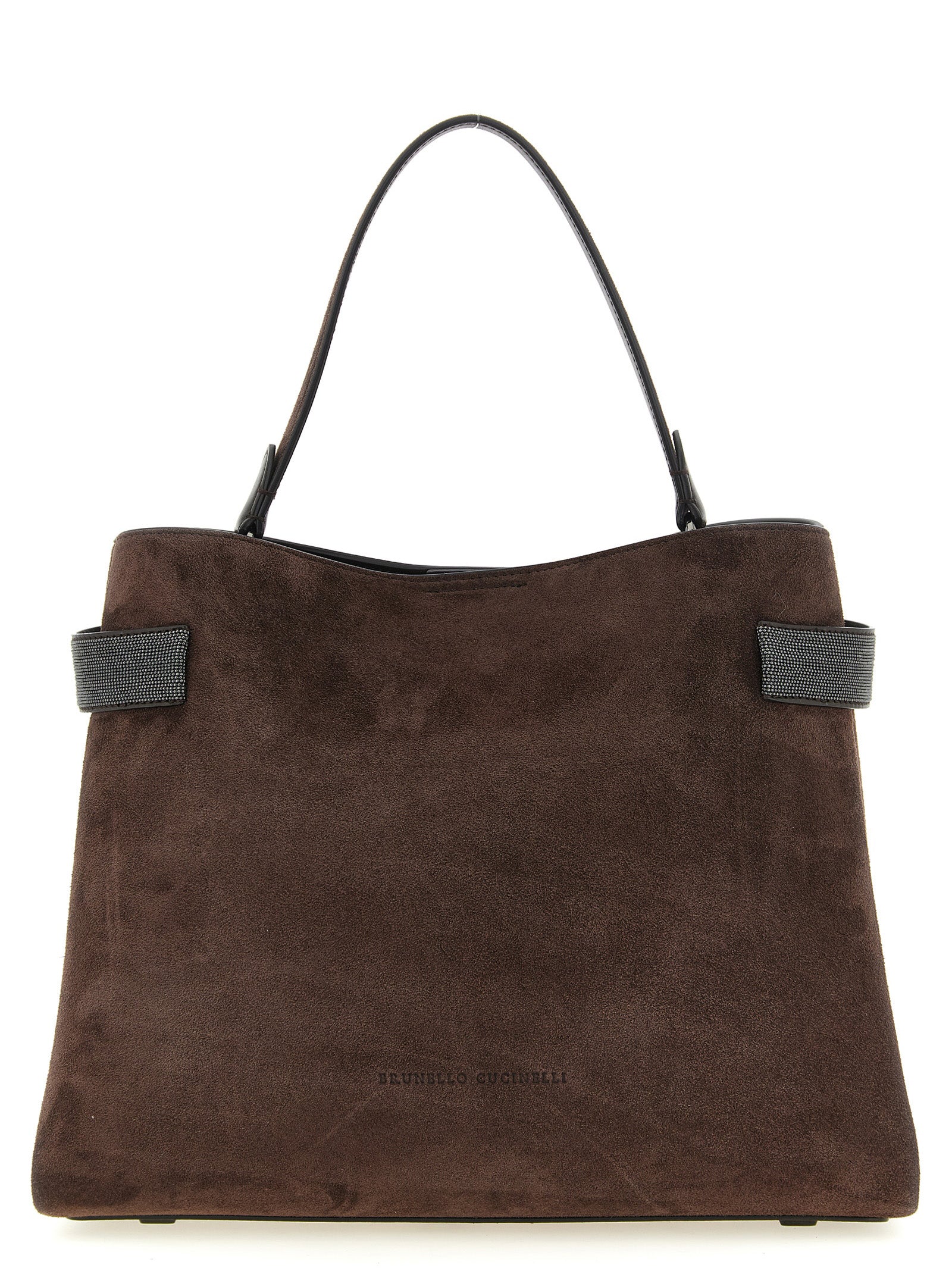 Brunello Cucinelli Brown Calfskin Handbag