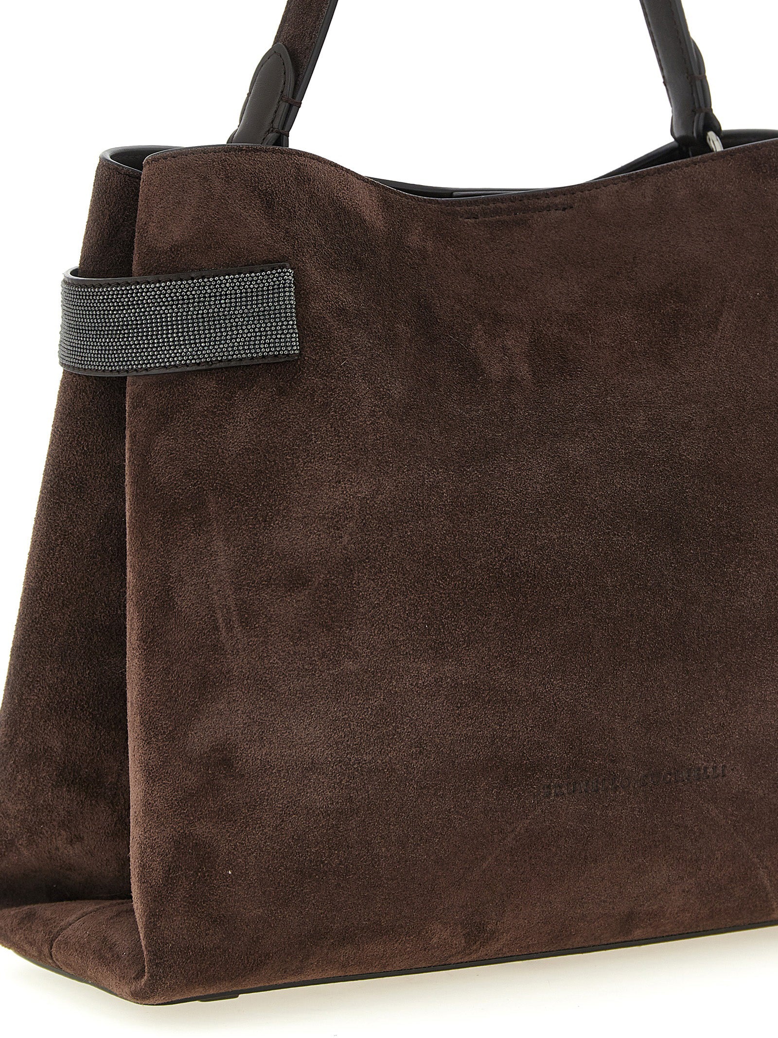 Brunello Cucinelli Brown Calfskin Handbag