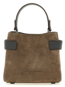 Brunello Cucinelli Brown Calfskin Handbag