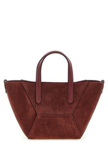 Brunello Cucinelli Bordeaux Calfskin Handbag