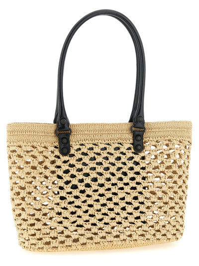 Balenciaga Beige Viscose Shoulder Bag
