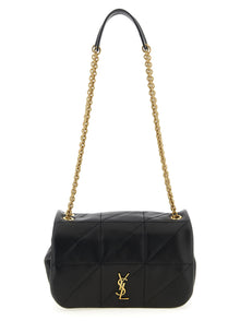 Saint Laurent Black Lamb Leather Shoulder Bag