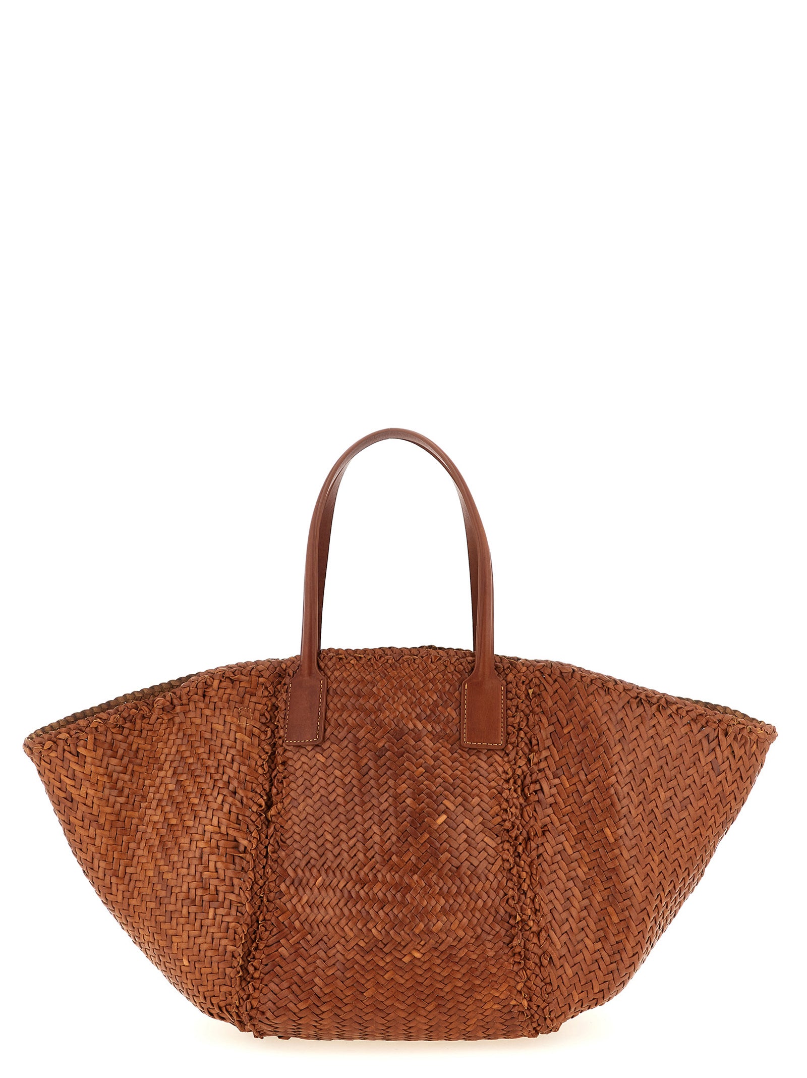 Dragon Diffusion Brown Calfskin Tote Bag