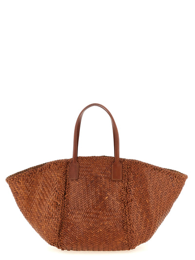 Dragon Diffusion Brown Calfskin Tote Bag