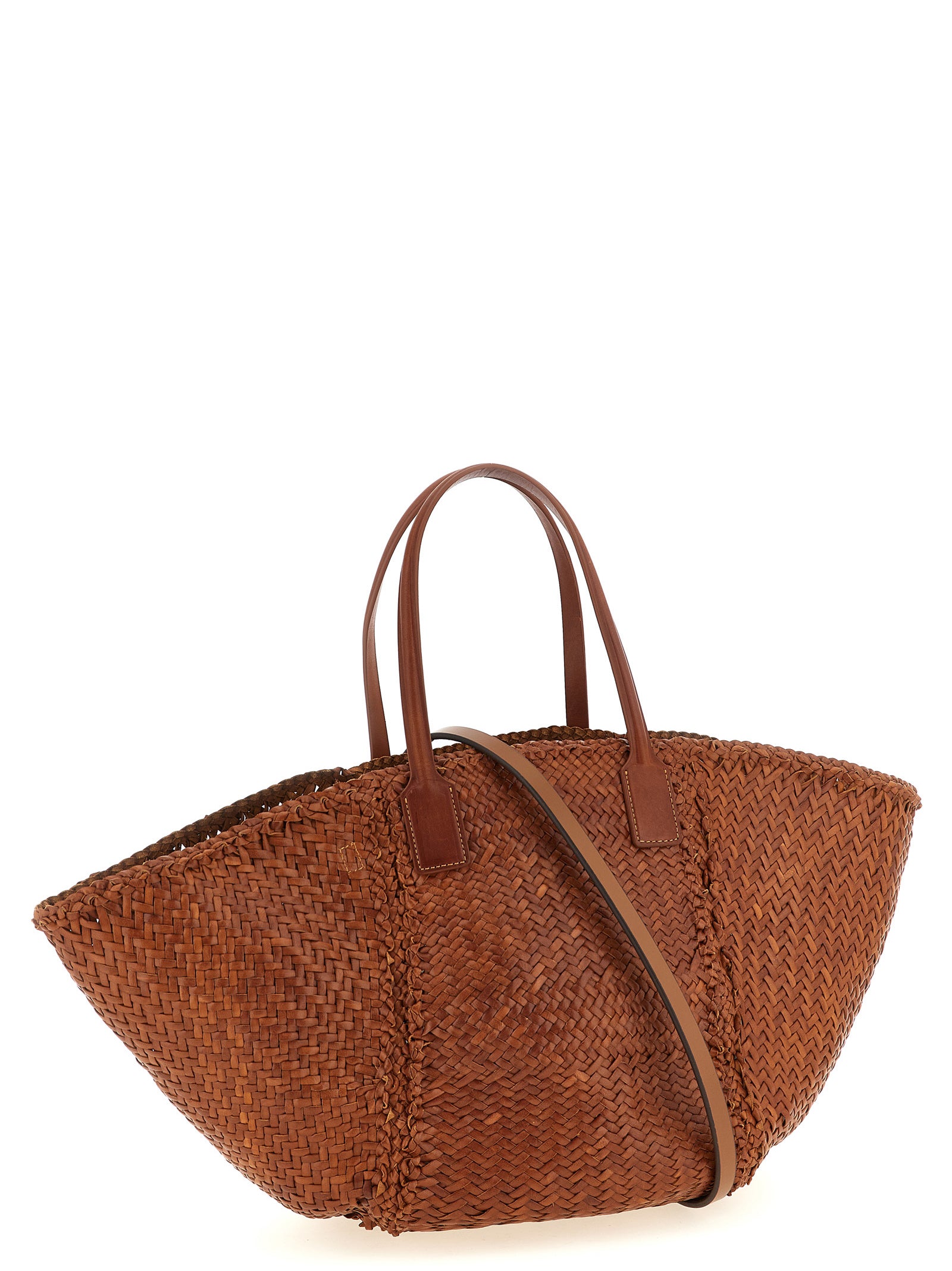 Dragon Diffusion Brown Calfskin Tote Bag
