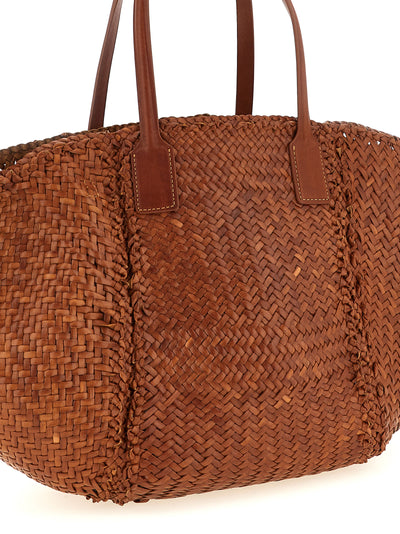 Dragon Diffusion Brown Calfskin Tote Bag