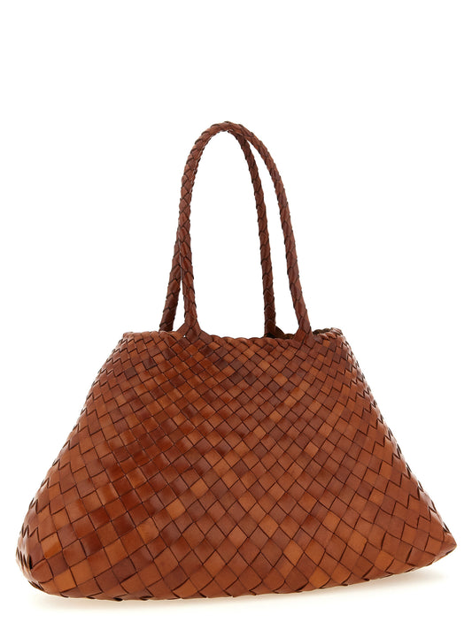 Dragon Diffusion Brown Calfskin Shoulder Bag