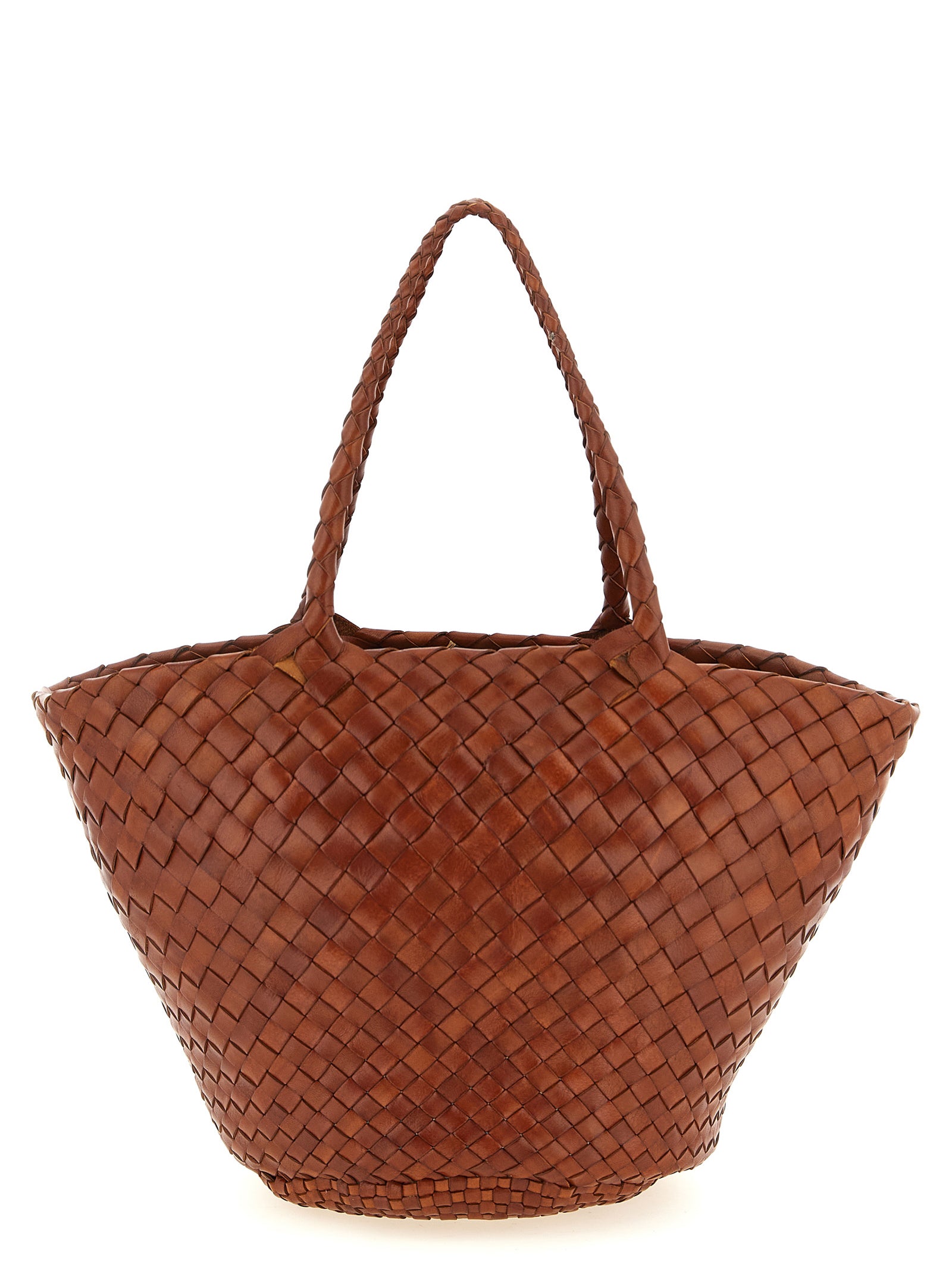 Dragon Diffusion Brown Calfskin Handbag