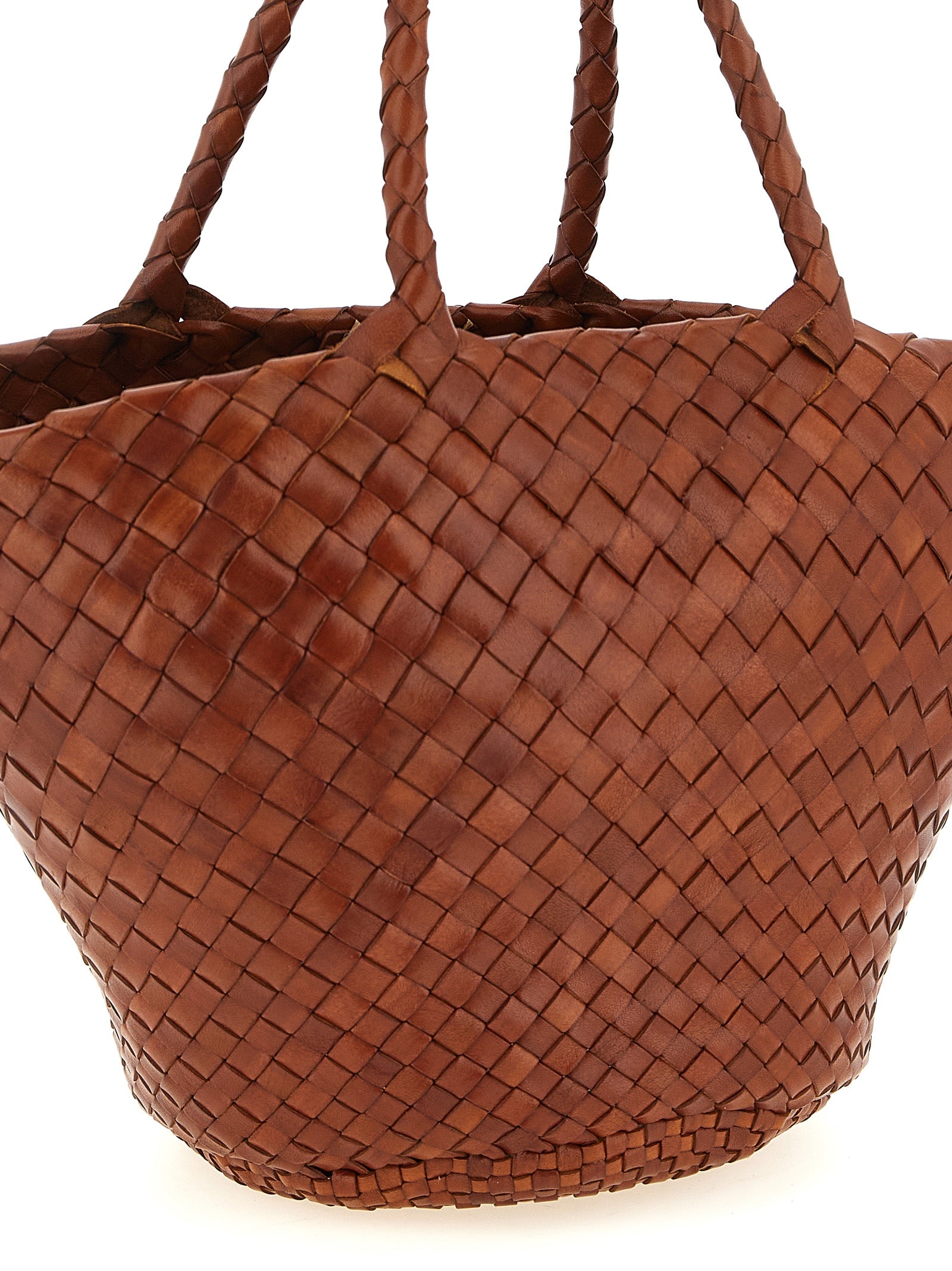 Dragon Diffusion Brown Calfskin Handbag