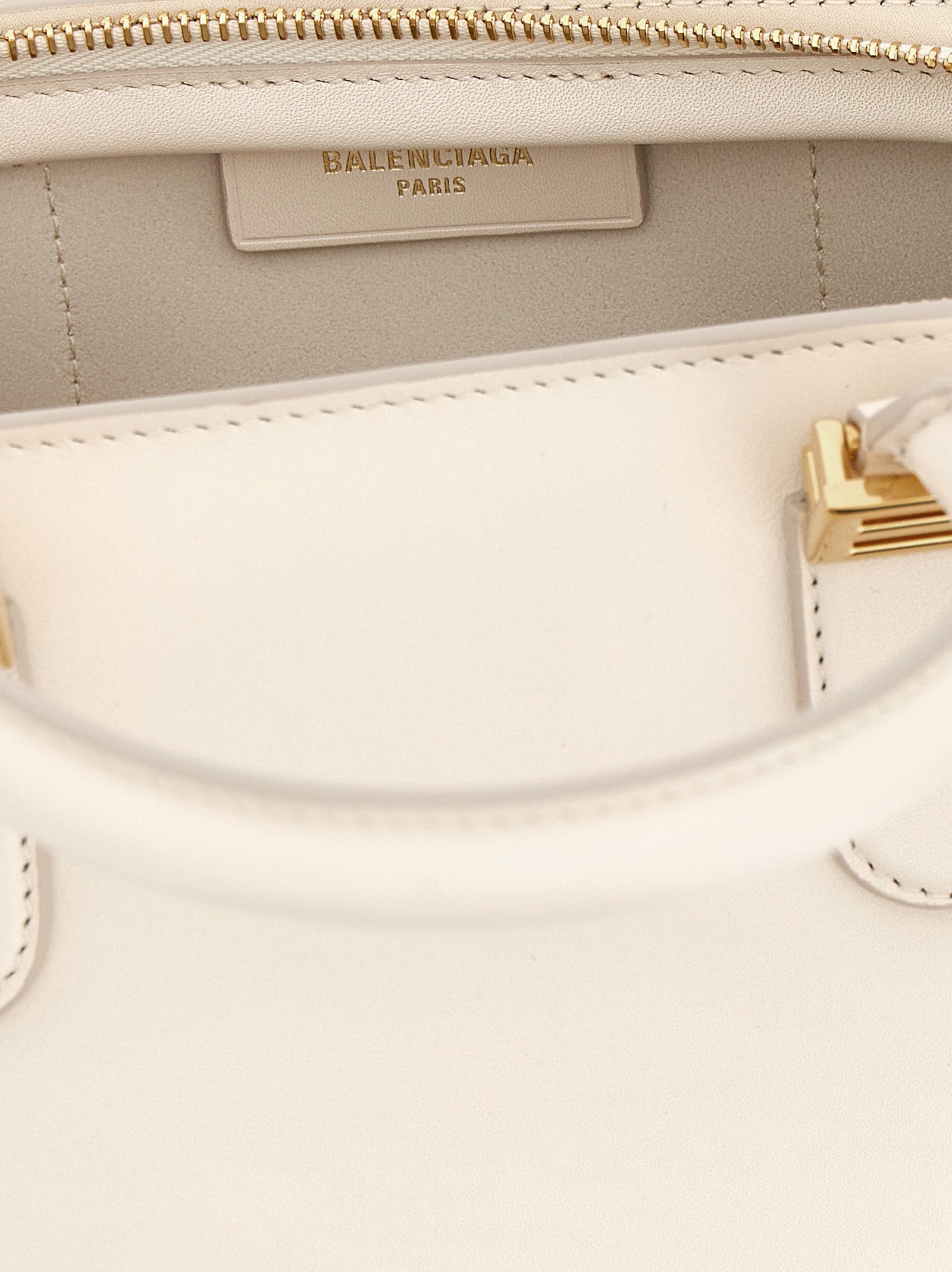 Balenciaga White Calfskin Handbag