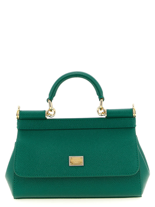 Dolce & Gabbana Bicolor Calfskin Handbag