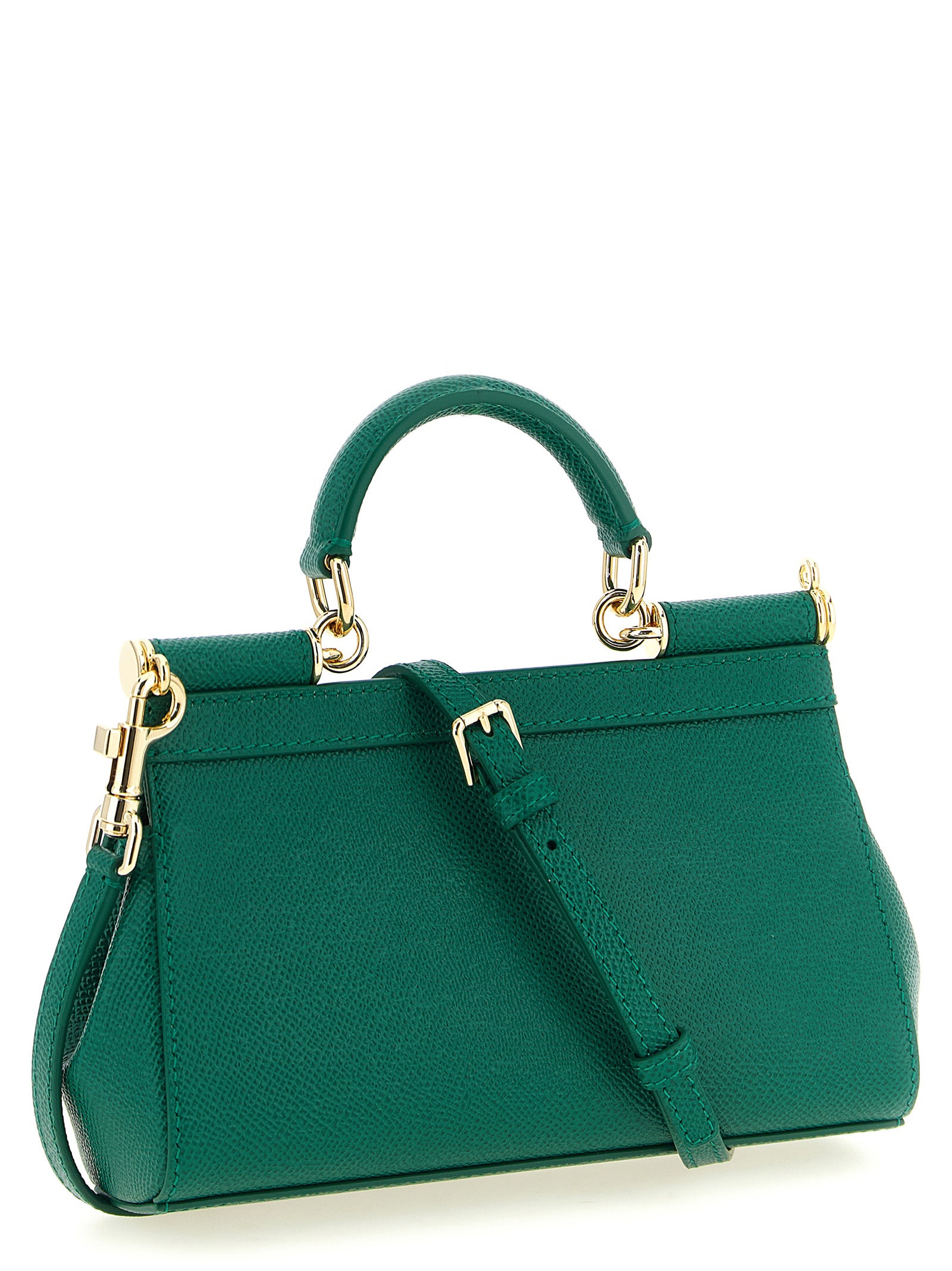 Dolce & Gabbana Bicolor Calfskin Handbag