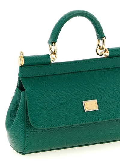 Dolce & Gabbana Bicolor Calfskin Handbag