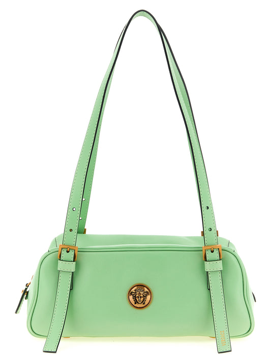 Versace Bicolor Lamb Leather Shoulder Bag