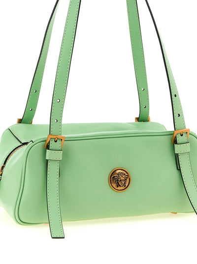 Versace Bicolor Lamb Leather Shoulder Bag