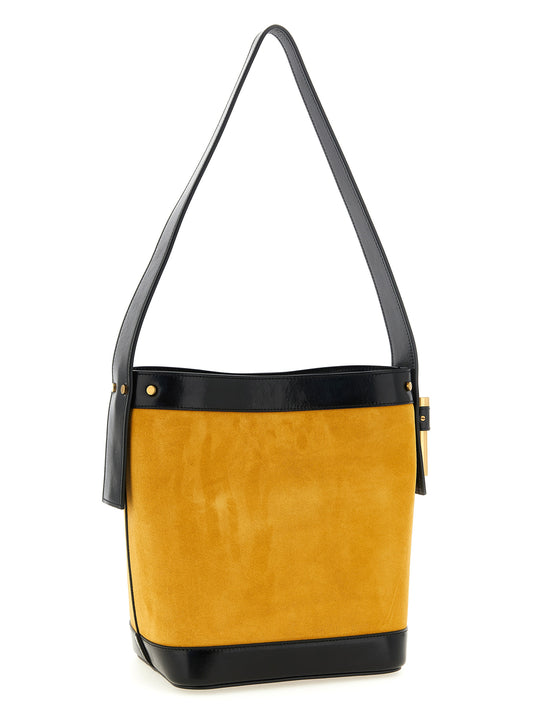 Versace Bicolor Calfskin Shoulder Bag