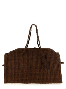 Jacquemus Brown Raffia Tote Bag