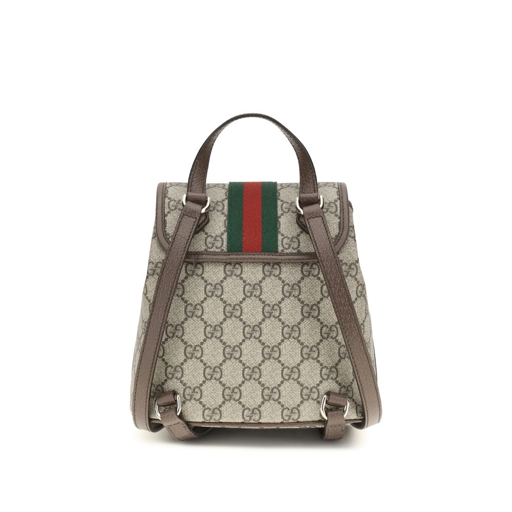 Gucci Ophidia Mini Beige GG Backpack