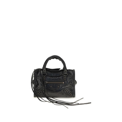 Balenciaga Black Lamb Ovis Aries Aries Handbag