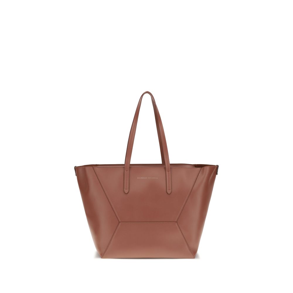 Brunello Cucinelli Multicolor Calf Leather Bos Taurus Shoulder Bag