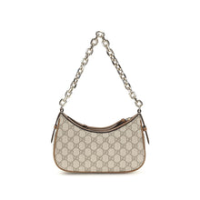 Gucci Small GG Emblem Beige Shoulder Bag