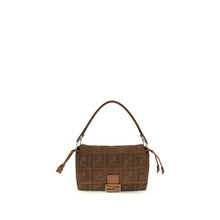 Fendi Brown Raffia Shoulder Bag