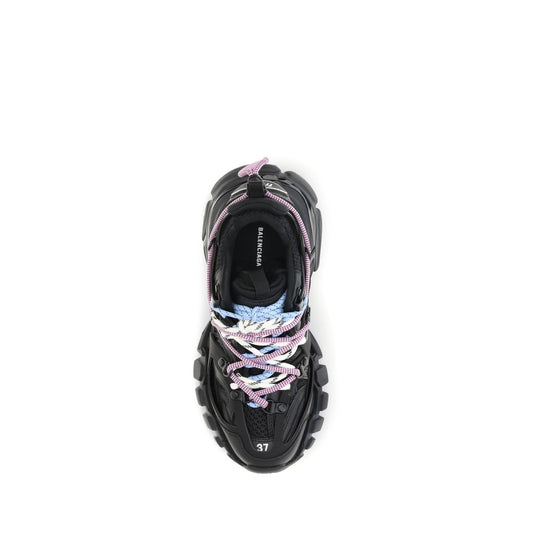Balenciaga Black Polyester Athletic Sneakers