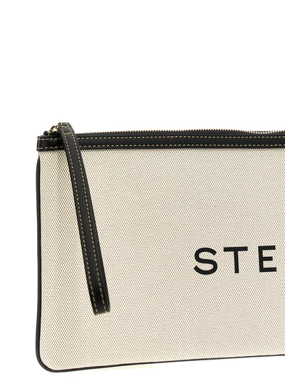 Stella McCartney Beige Cotton Clutch Bag