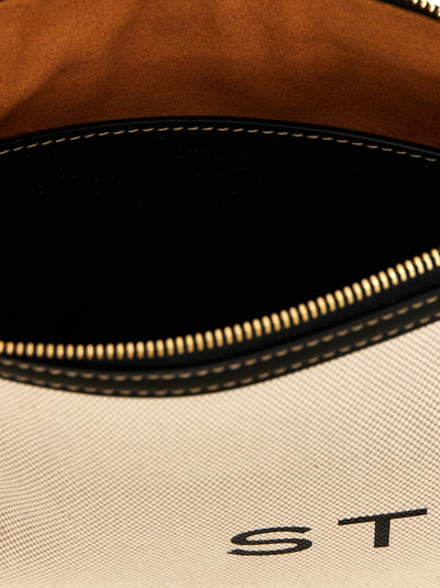 Stella McCartney Beige Cotton Clutch Bag
