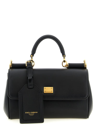 Dolce & Gabbana Black Calfskin Handbag