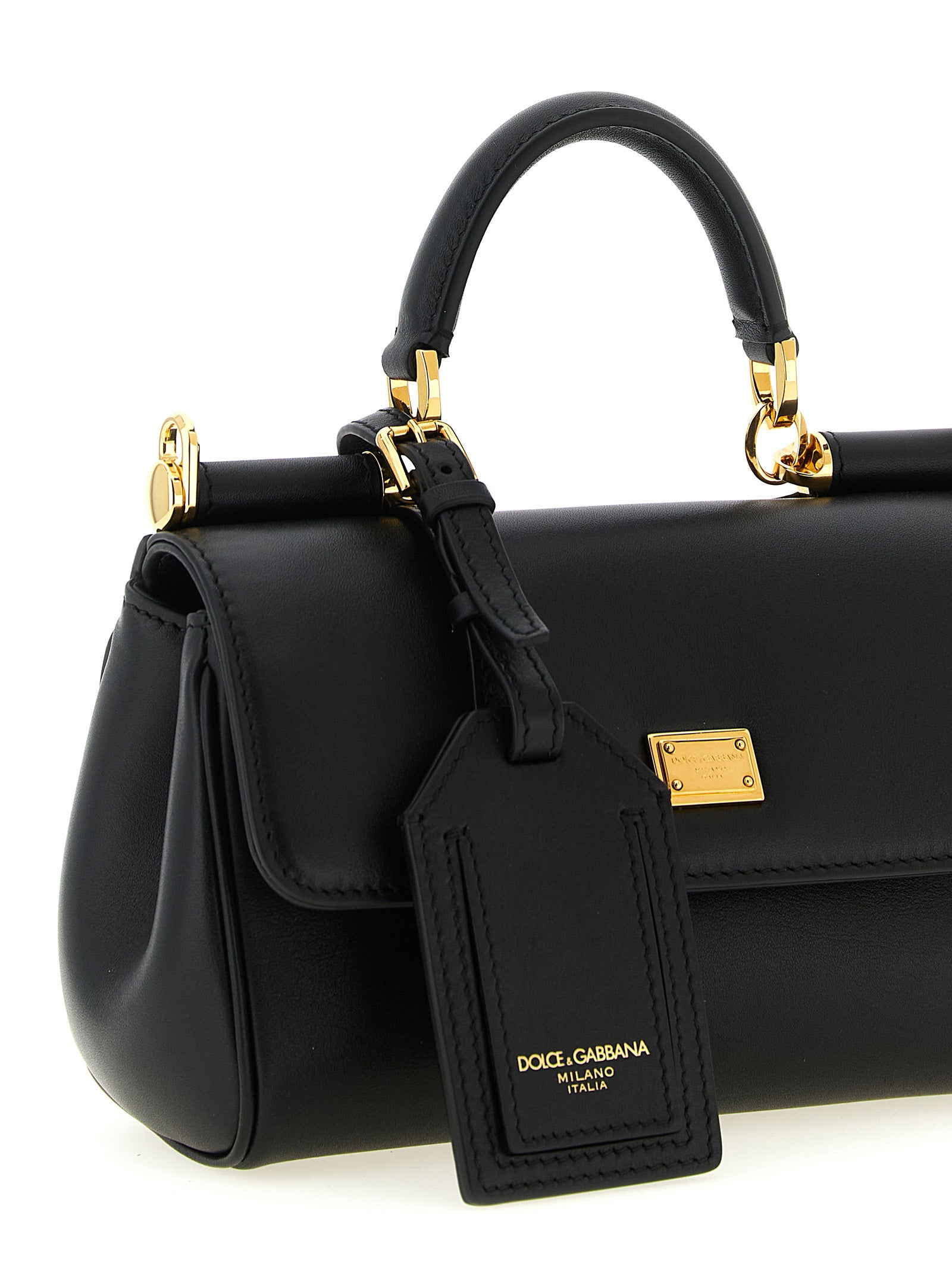 Dolce & Gabbana Black Calfskin Handbag