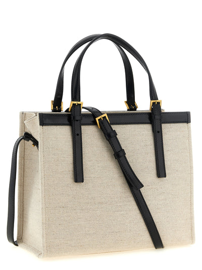 Versace Beige Leather Tote Bag
