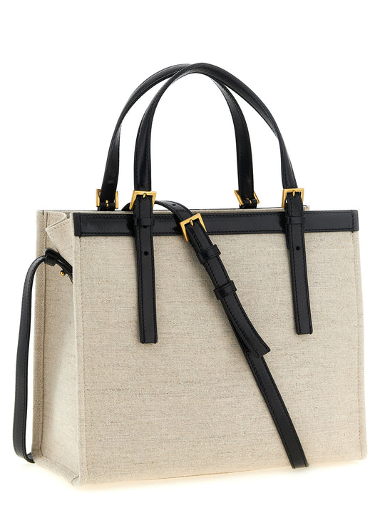 Versace Beige Leather Tote Bag