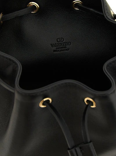 Valentino Garavani Black Lamb Leather Crossbody Bag
