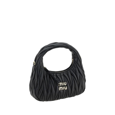 Miu Miu Black Lamb Ovis Aries Aries Handbag