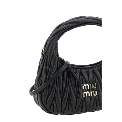 Miu Miu Black Lamb Ovis Aries Aries Handbag