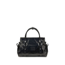 Miu Miu Black Calf Leather Bos Taurus Handbag
