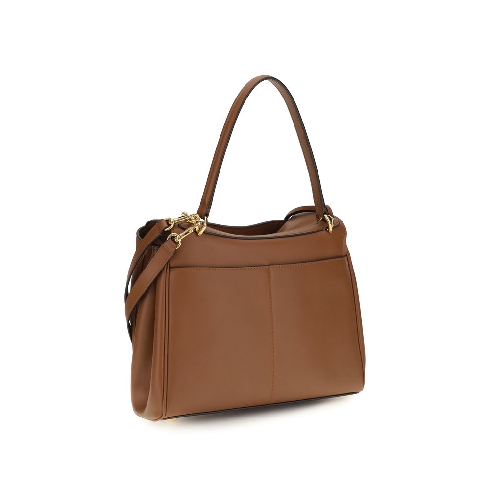 Balenciaga Brown Calf Leather Bos Taurus Shoulder Bag