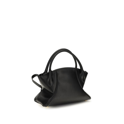Balmain Black Calf Leather Bos Taurus Handbag