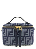 Fendi Blue Cotton Handbag