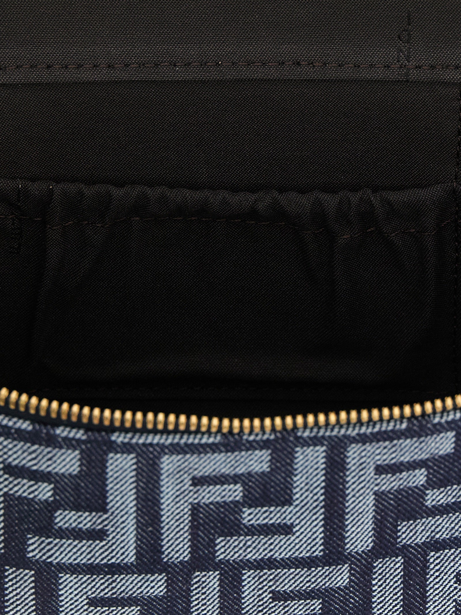 Fendi Blue Cotton Handbag