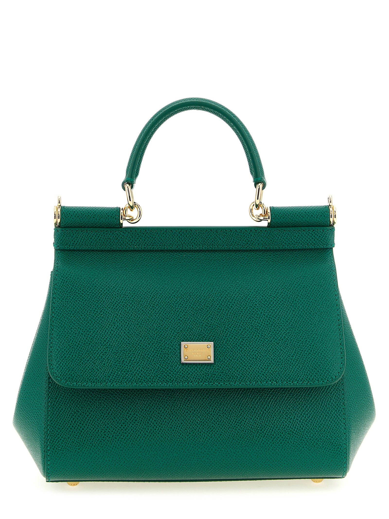 Dolce & Gabbana Bicolor Calfskin Handbag