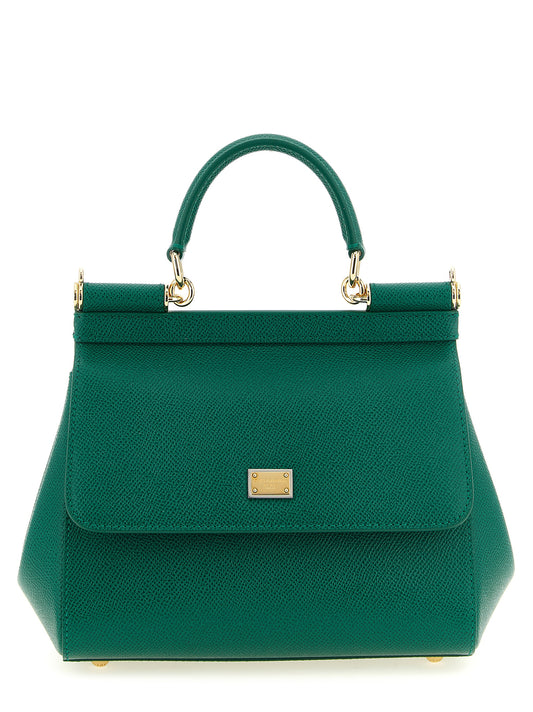 Dolce & Gabbana Bicolor Calfskin Handbag