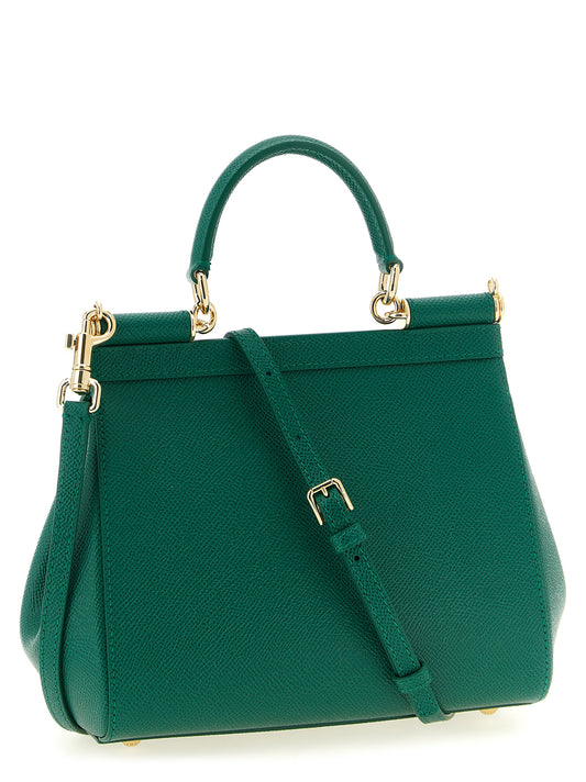Dolce & Gabbana Bicolor Calfskin Handbag