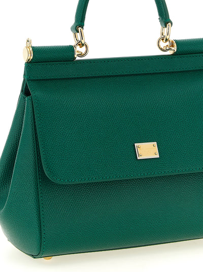 Dolce & Gabbana Bicolor Calfskin Handbag