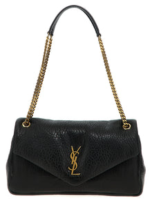 Saint Laurent Black Leather Shoulder Bag