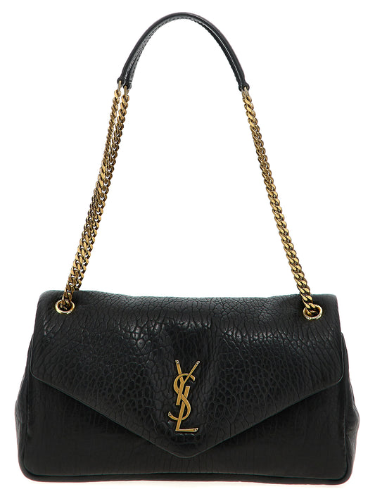 Saint Laurent Black Leather Shoulder Bag